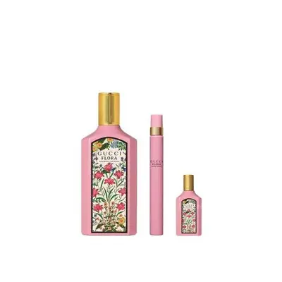 Gucci Flora Gorgeous Gardenia Pcs Set For Women: 3.3 Eau De Parfum Spray + 0.16 Eeau De Parfum +