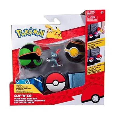 Clip âN' Go Belt Set - 2-Inch Sneasel Battle Figure with Clip âN' Go Belt plus Dusk and Luxu