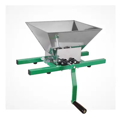 7L Manual Fruit Crusher Steel Fruit and Apple Scratter Pulper for Cider Alcohol Shredder