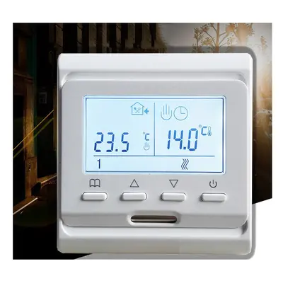 LCD Programmable Smart Thermostat Digital Display Temperature Controller for Electric Floor Heat