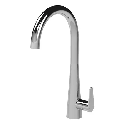 Kitchen Mono Mixer Tap with Lever Handle, 398mm - Chrome