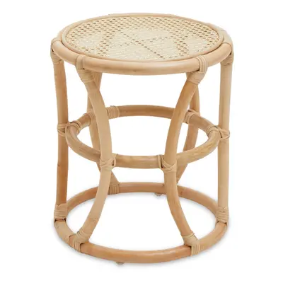 Interiors by Premier Decorative Webbed Small Natural Rattan Table Simple Coffee Table, Sturdy Sm