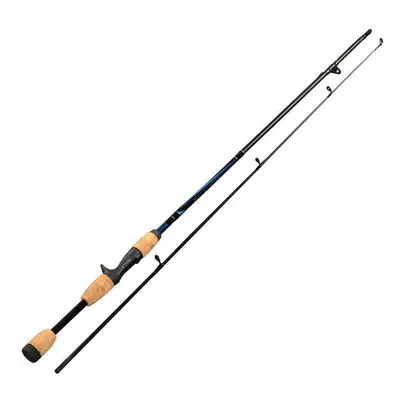 (casting rod) Carbon Fiber 1.8m Section Spinning/Casting Fishing Rod Wooden Handle Fishing Pole