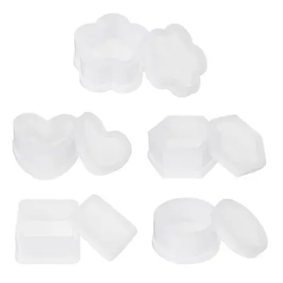 (5 Pcs) DIY Food Jewelry Mould Handmade Crystal Glue Making Set Resin Silicone Mold Kit