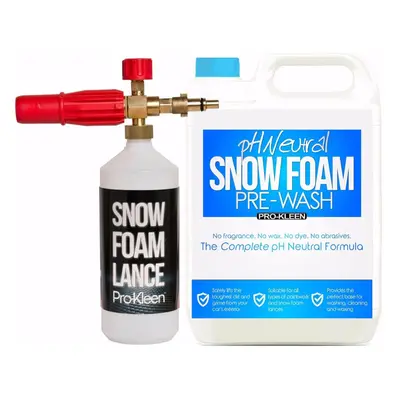 (pH Pure) ProKleen Snow Foam Car Shampoo & Nilfisk Lance Kit