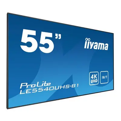 iiyama LE5540UHS-B1 54.6" LED 4K Ultra HD Black signage display