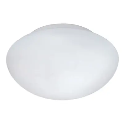 Wall Flush Ceiling Light Colour White Shade White Glass Opal Matt Bulb E27 1x60W