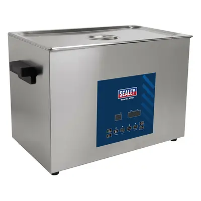 27L Ultrasonic Parts Cleaning Tank - Temperature Control - Timer Setting - 500W