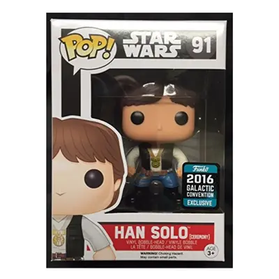 Funko - Figurine Star Wars - Han Solo Ceremony Exclu Pop 10cm