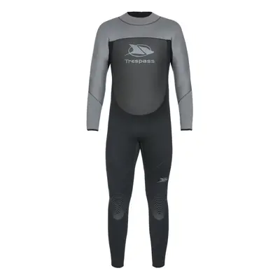 (M, Black) Trespass Mens Wetsuit Full Body 5mm Lakee