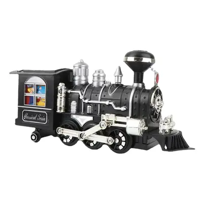 (Style A) Classical Electric Smart Steam Classical Locomotive Freight Remote Control Train DIY A