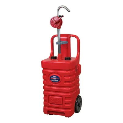 55L Portable Dispensing Tank with ys10332 Oil Pump - 2" BSP Thread - Wheeled