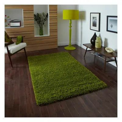 (240x340cm) Vista Shaggy Plain Thick Rugs Green Small Large Thick Soft High Pile Mats