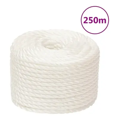 (white, mm/ m) vidaXL Twisted Rope Garden Workshop Line Work Rope Boat Rope Polypropylene