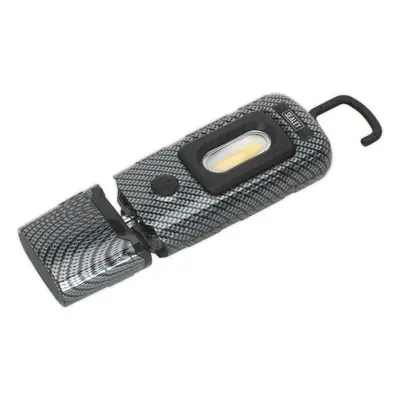 Swivel Inspection Light - 3W COB & 1W SMD LED - Rechargeable - Carbon Fibre