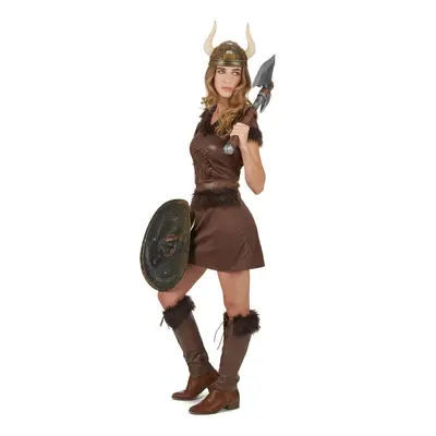 Sexy brown Viking costume for women