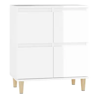 (high gloss white) vidaXL Sideboard Cabinet Cupboard Side Cabinet Home Organiser Engineered Wood