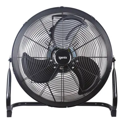 Igenix DF1800BL Floor Standing Fan, Inch, Air Circulator, High Velocity Free Standing Fan