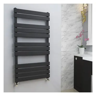 Juva x 600mm Sand Grey Flat Panel Heated Towel Rail