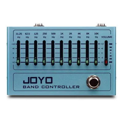 Band Controller Equalizer EQ Pedal for Guitar & Bass, Effect Pedal, 31.25Hz to16kHz, True Bypass