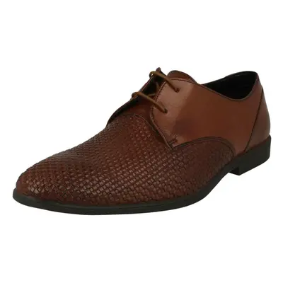 (UK 7, Tan (Brown)) Mens Clarks Stylish Lace Up Shoes Bampton Weave - G Fit