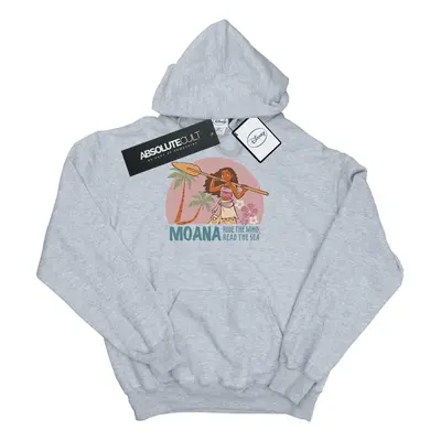 (9-11 Years, Sports Grey) Disney Girls Moana Read The Sea Hoodie