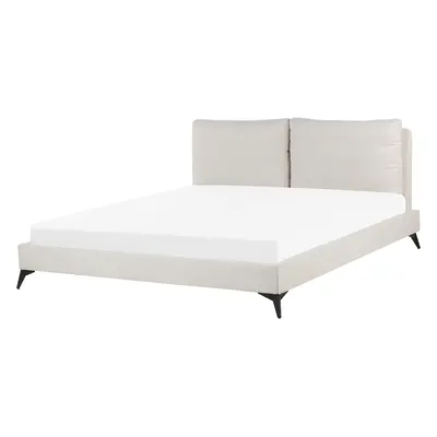 Bed MELLE x cm (EU Super King) Light Beige