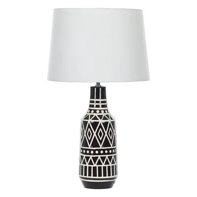 Table Lamp SHEBELLE Ceramic Black