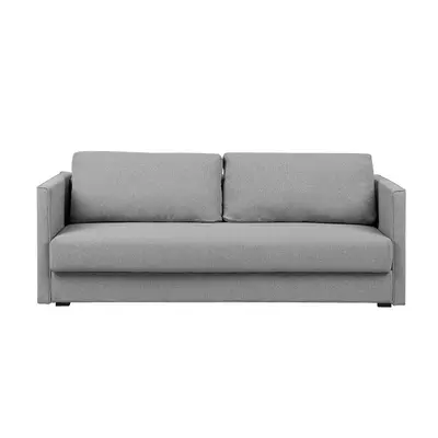 Fabric Sofa Bed with Storage Grey EKSJO