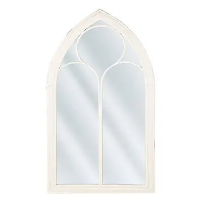 Wall Mirror TRELLY cm cm Metal White