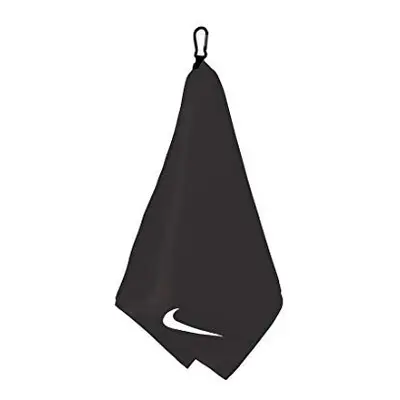 Unisex - Adult Performance Golf Towel Towel, Black/White, OSFM