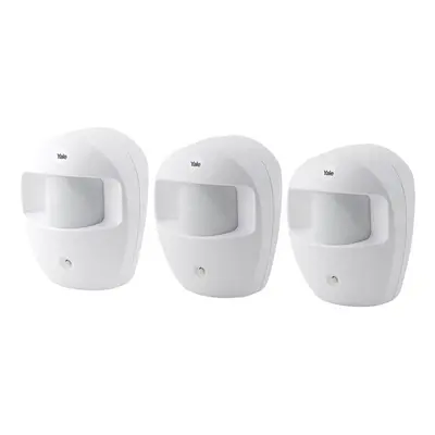 Yale Wireless Motion Sensor x3 EF-3PETPIR Driveway Security Sensor Pet Friendly