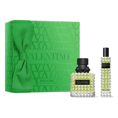 Valentino Born in Roma Donna Green 50ml EDP & 15ml Travel Spray