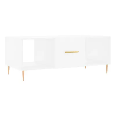 (white) vidaXL Coffee Table Side Table Sofa Couch Table Sonoma Oak Engineered Wood