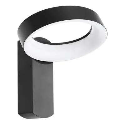 IP54 Outdoor Wall Light Anthracite Aluminium Hoop 3.3W Built in LED Lamp