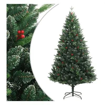 (180 cm) vidaXL Artificial Hinged Christmas Tree Pre Lit Artificial Tree Xmas Decor