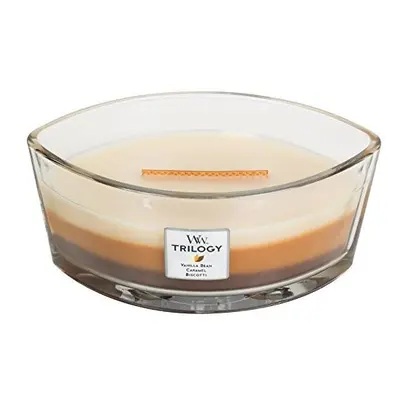 Woodwick Hearthwick Trilogy Candle-CafÃ© Sweets, Brown, 11.1 x 18.9 x 8.8 cm