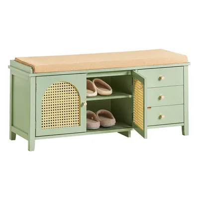 SoBuy FSR129-GR Hallway Storage Bench Shoe Bench Shoe Cabinet