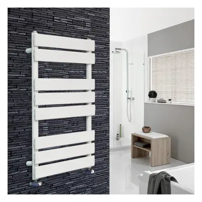 (800x450mm) WarmeHaus Flat Panel Bathroom Heated Towel Rail Ladder Radiator Warmer