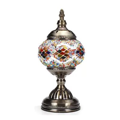 (Type B) E27 Handmade Retro Turkish Moroccan Romantic Table Lamp Home Bar Fixture Decor