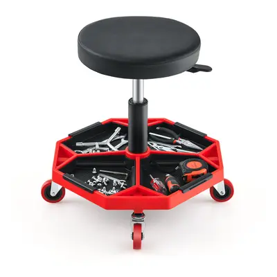 150KG Capacity Pneumatic Rolling Mechanic Stool Adjustable Roller Seat