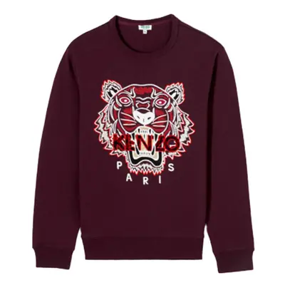 (S) KENZO SWEAT Mens Sweatshirts Crew Neck Long Sleeve Maroon