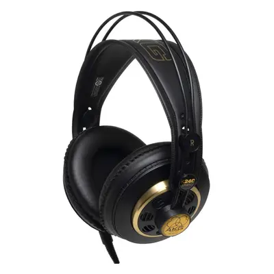 AKG K240 Studio Professional Semi-Open Over-Ear Headphones -Black Gold