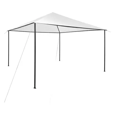 vidaXL Gazebo 4x4x2.7 m White g/mÂ² Garden Canopy Shelter Pavilion Awning