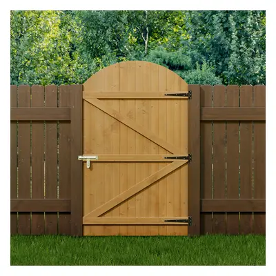 (90*150cm) Semi Braced Arch Top Strong Wooden Garden Gate