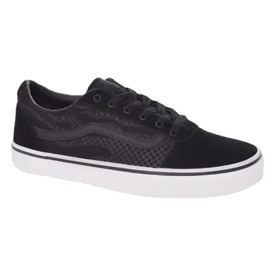 (6 UK, Black) Vans Kids Youths Ward Reflective Low Rise Canvas Trainers Sneakers - Black