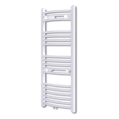 Bathroom Heating Towel Rail Radiator Heater Towel Rack Holder Curve 600x1160 mm