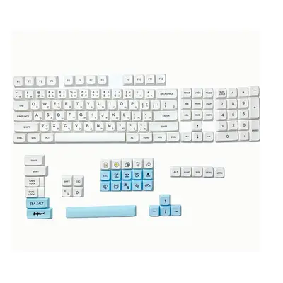 (Japanese) Keys Sea Salt Keycap Set XDA Profile PBT Sublimation Custom Keycaps for Mechanical Ke