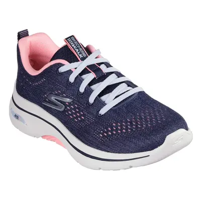 (8 UK, Navy/Hot Pink) Skechers Womens/Ladies Go Walk Arch Fit 2.0 Vivid Sunset Trainers