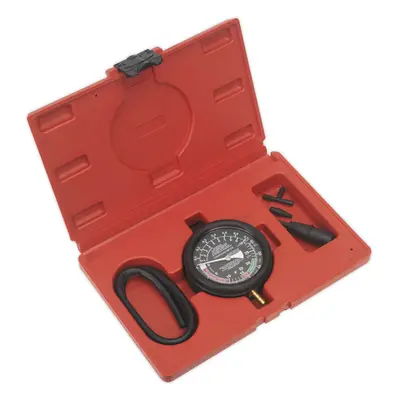 Vacuum & Fuel Pump Pressure Test Gauge Set - 80mm Gauge - Fuel Line Leak Checker